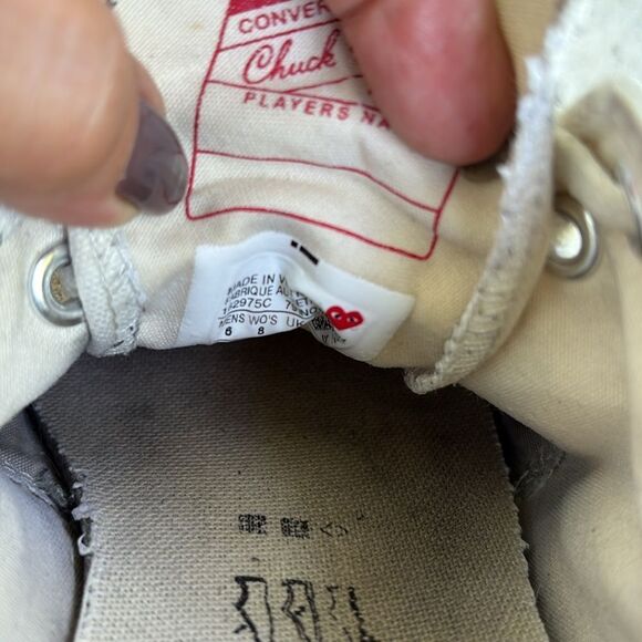 Converse Comme des Garçons multi heart low tops - Picture 8 of 8